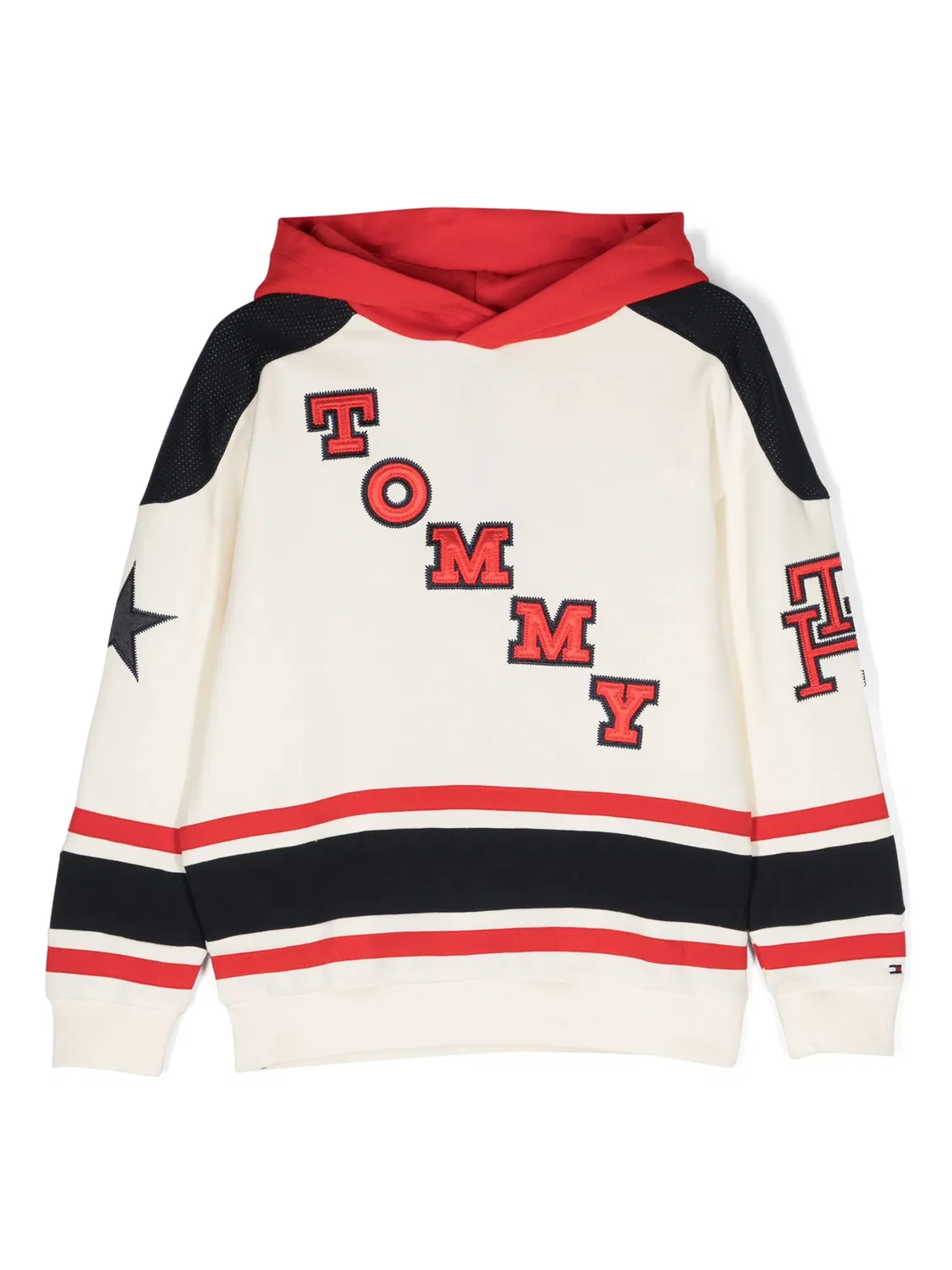 Худи с логотипом и цветными блоками Tommy Hilfiger, нейтральные