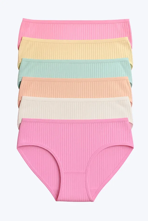 Детские трусы для девочек хлопковые комплект 6 шт Stars underwear Butik1Avm, Mixed