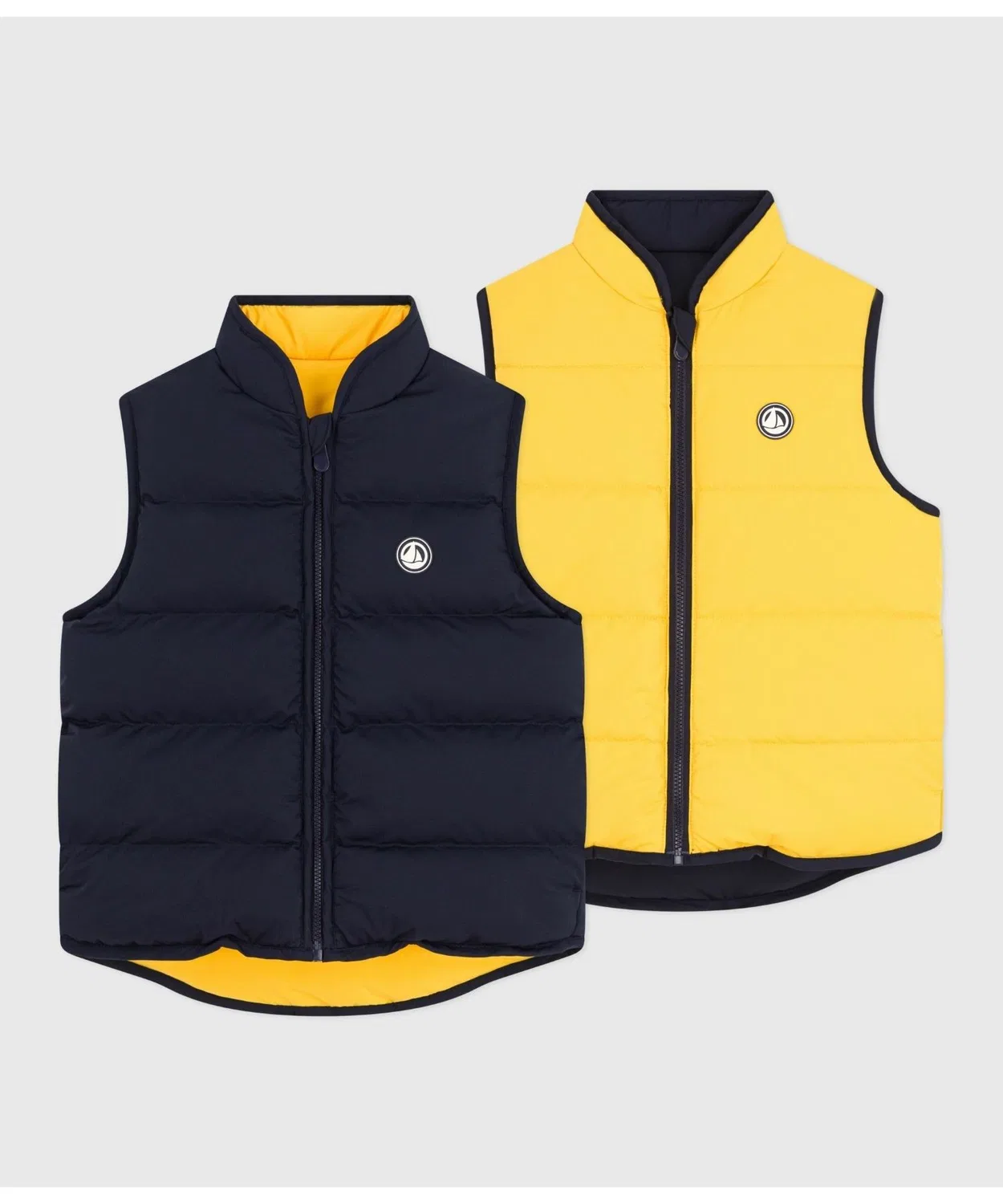 Детский жилет без рукавов с логотипом PETIT BATEAU, Navy