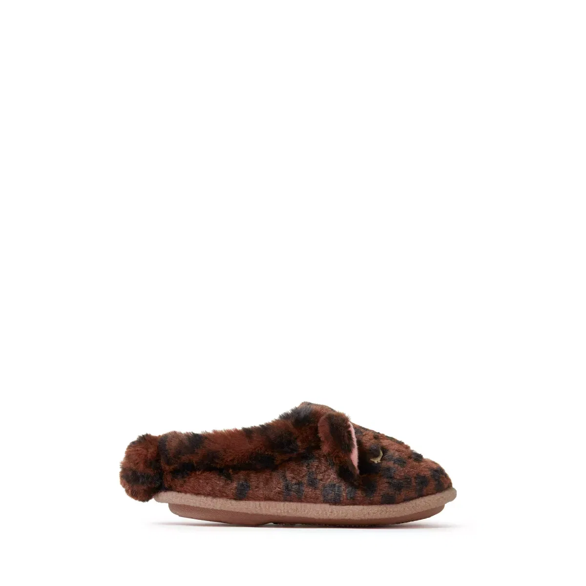 Детские тапочки-сабо с принтом Peyton Animal Dearfoams, Leopard — фото 2
