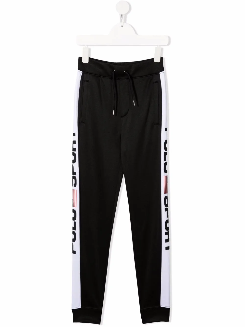 

Спортивные брюки с кулиской и логотипом POLO RALPH LAUREN KIDS, черный