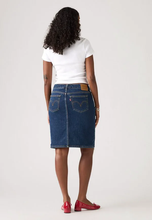 Низкая юбка миди, джинсовая юбка Levi'S, Longer Days — фото 3