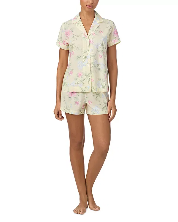 Женский комплект пижамы с цветочным принтом Ralph Lauren, Yellow Floral