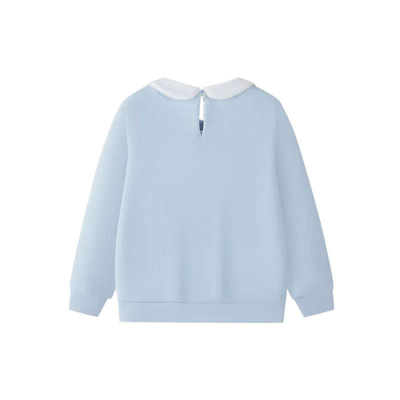 Детский свитшот с отложным воротником Sky Clear Blue FILA KIDS — фото 3