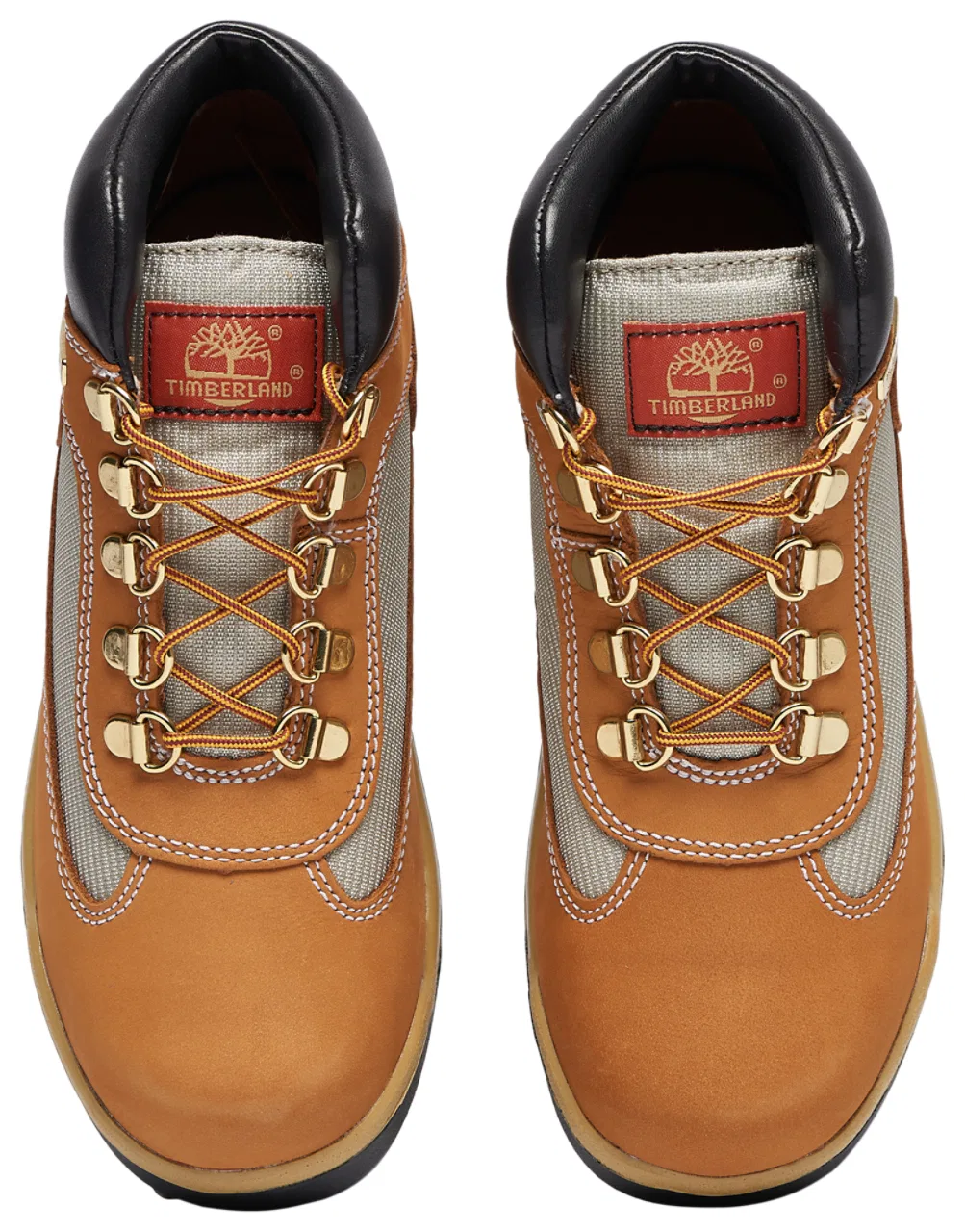 Детские ботинки для мальчиков с шнуровкой Timberland Chukka Field Boots, Wheat — фото 4