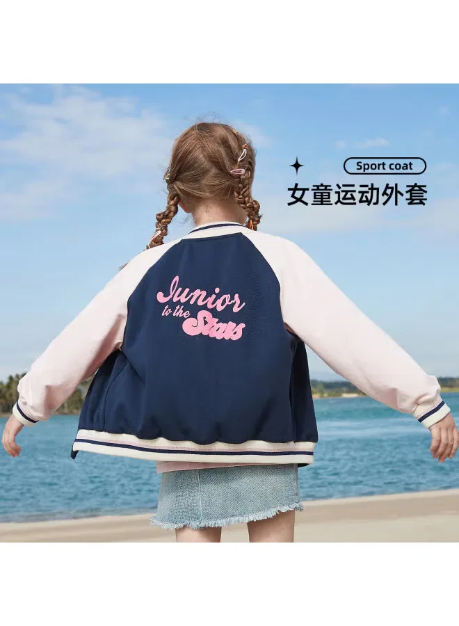 Куртка с принтом сердечек, модель Baseball, Ask Junior — фото 2