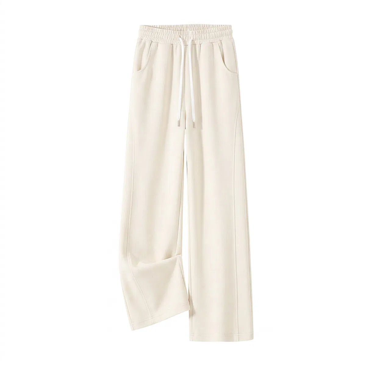 Детские повседневные брюки прямого кроя Milk White MINISO, Milk White