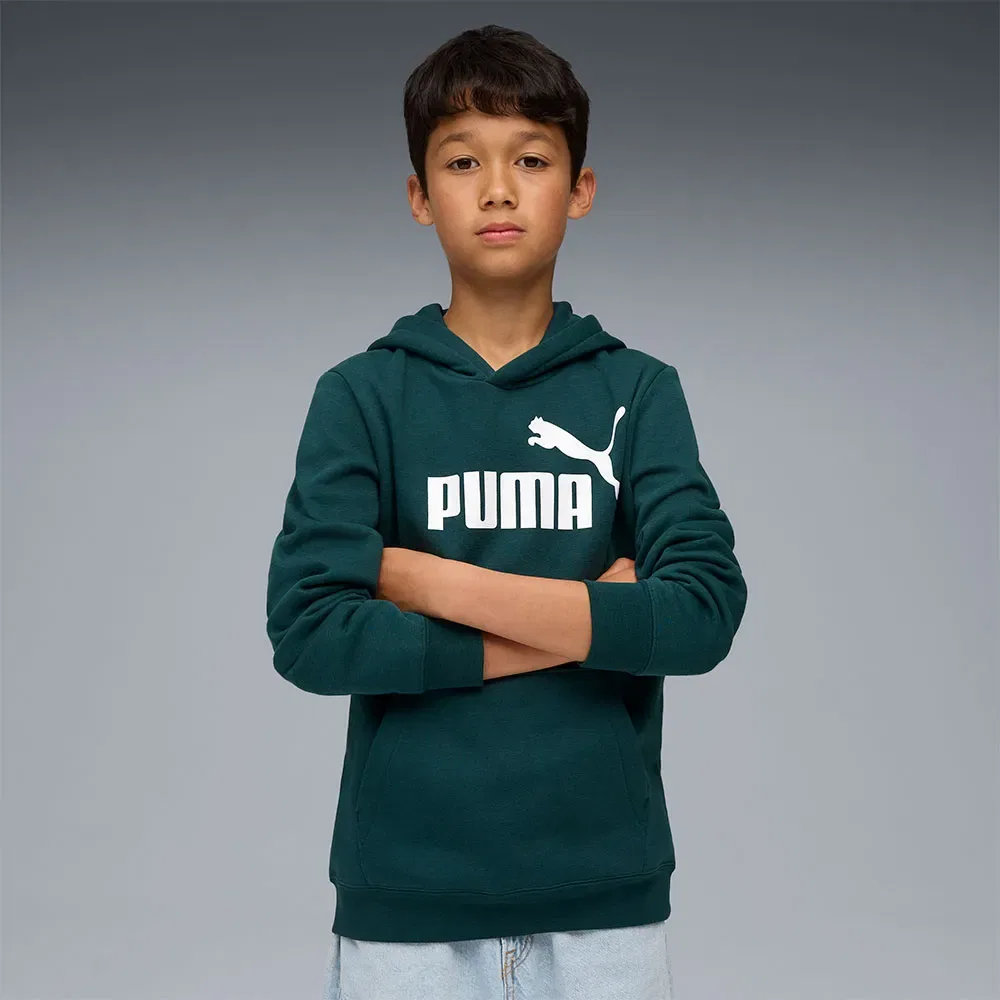 Худи Puma Ess Nº 1 Logo, зеленый — фото 3
