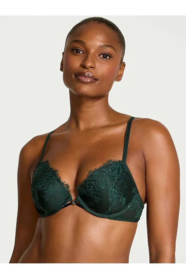 Женское кружевное бра Victoria'S Secret, Dark Green