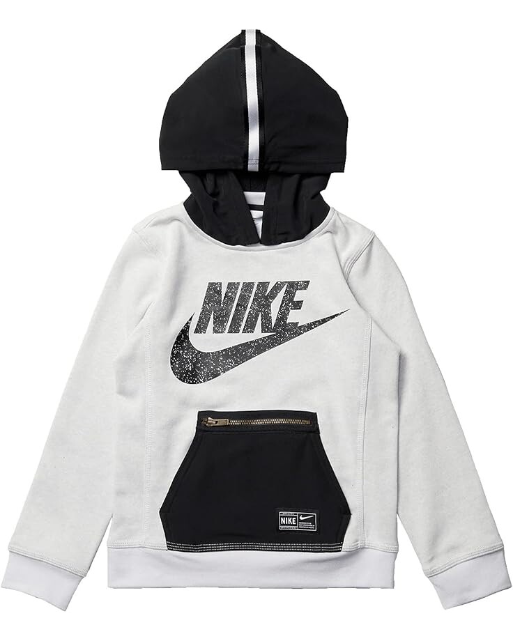 

Худи Nike Kids NSW DNA Hoodie, цвет Pure/Black/Iris Whisper