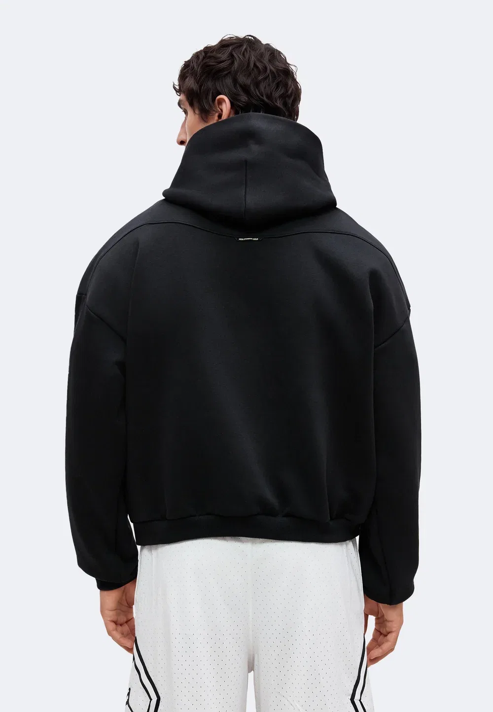 Стандартная толстовка с начесом Nike Performance, Black/White/Pale Ivory — фото 3