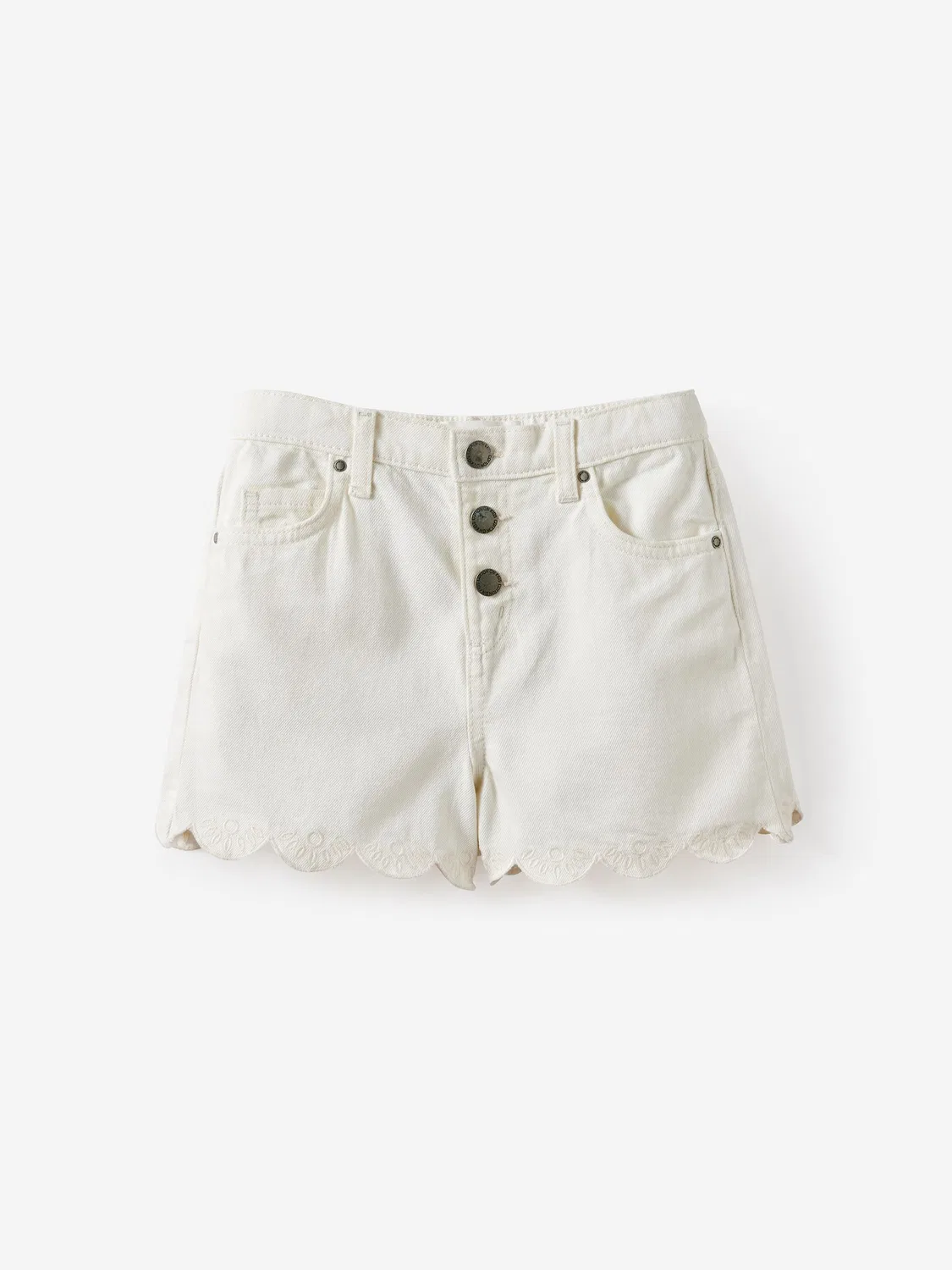 Шорты джинсовые, Snap Front Cotton On, белый