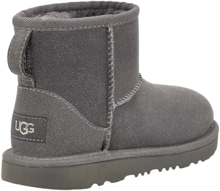 Детские ботинки для девочек Classic Mini II UGG, Grey — фото 3