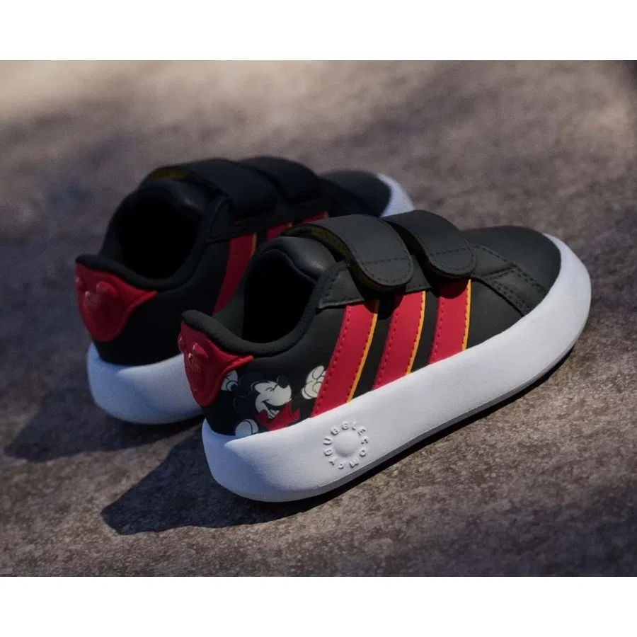 Кроссовки повседневные с принтом Grand Court Mickey Mouse CF I adidas, Черный — фото 2