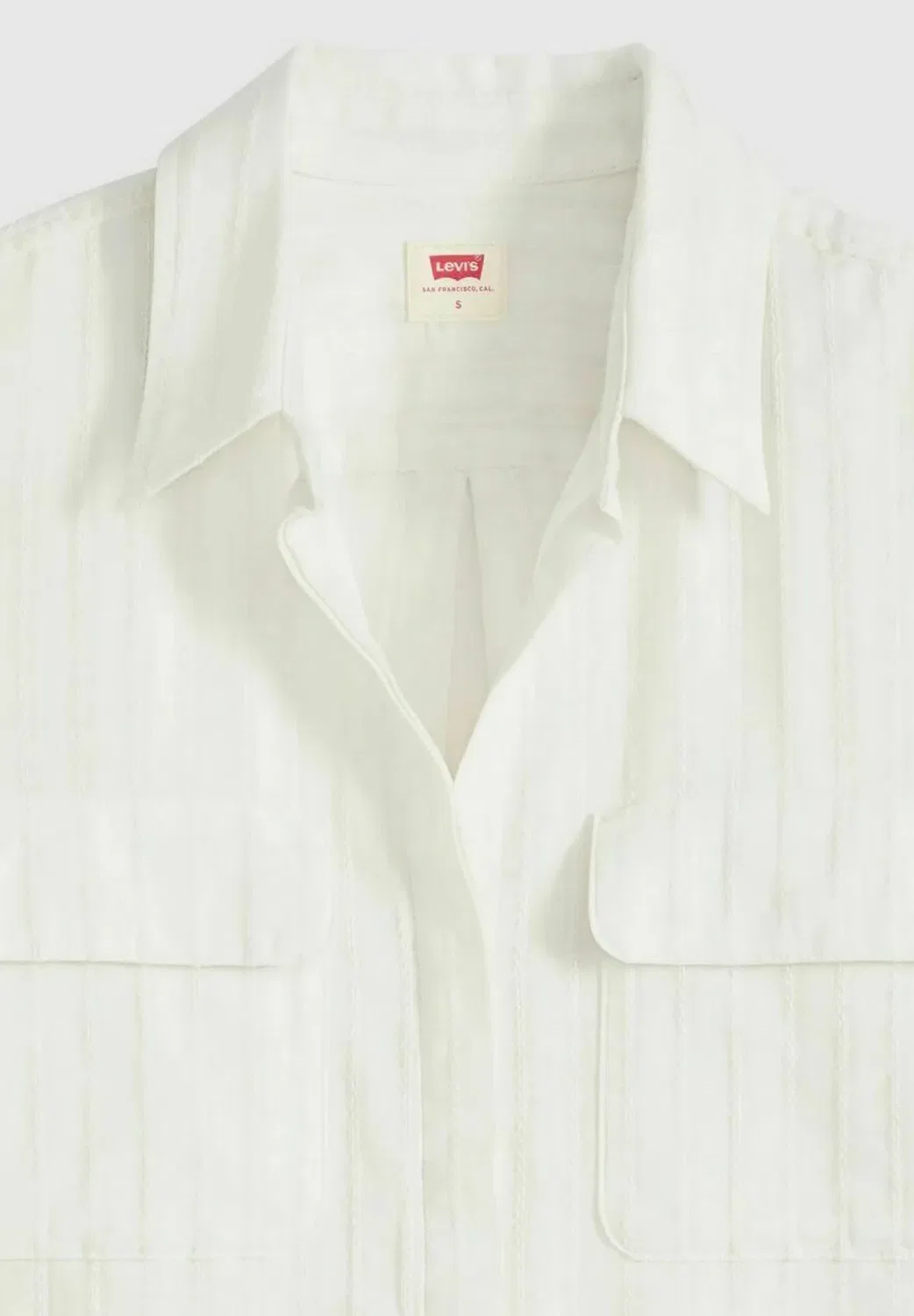 Camicie donna levis 005nj 0018 elaine utility shirt cloud dancer - button-down blouse Levi'S, Beige — фото 4