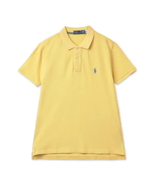 Пике/кара тишорт, классический крой, Polo Ralph Lauren, желтый