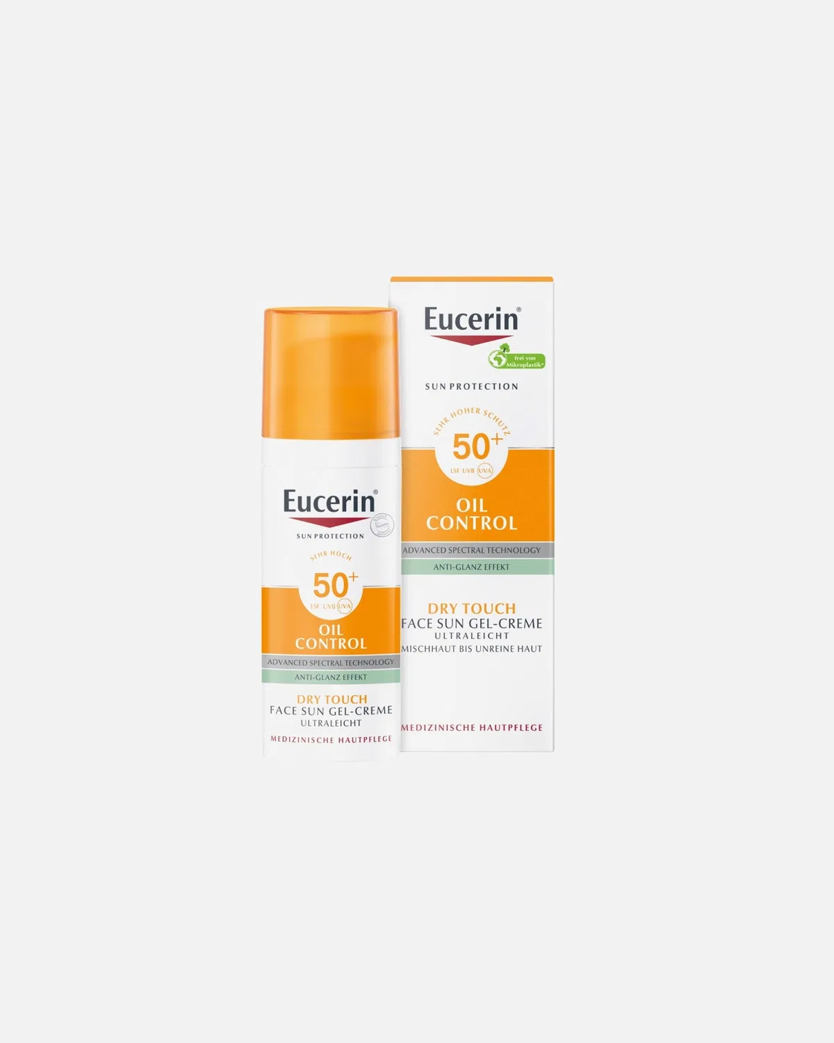 Солнцезащитный крем-гель для лица с SPF 50+, контролирующий жирность кожи лица Eucerin, 50 Ml