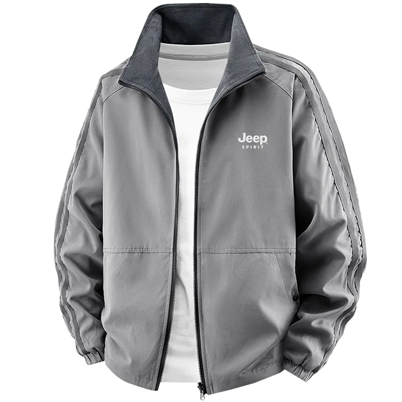 Детская куртка с воротником-стойкой JEEP SPIRIT, Gray