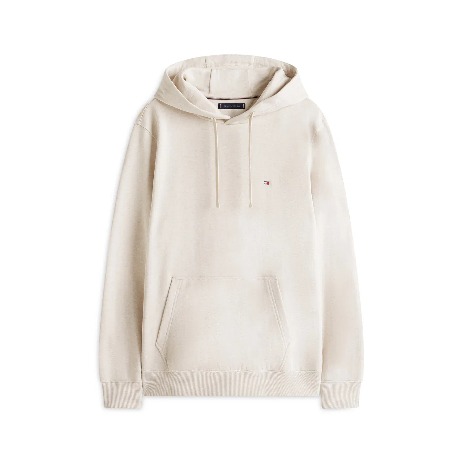 Мужской худи с капюшоном и шнурком Tommy Hilfiger, Heathered Oatmilk — фото 3
