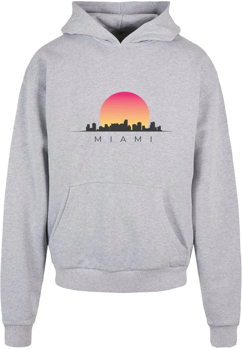 

Толстовка с капюшоном Merchcode " Merchcode Men's Miami Ultra Heavy Hoody", серый