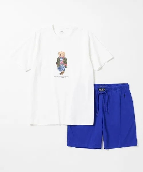 Пижама POLO RALPH LAUREN из органического хлопка, синяя