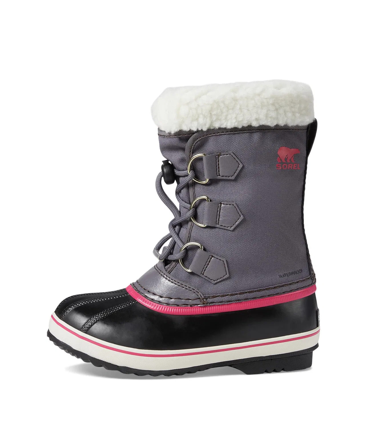 Детские зимние ботинки для мальчиков водонепроницаемые Sorel Yoot Pac Nylon Boot Waterproof, Pulse Black — фото 4