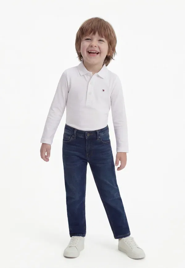 Комплект из поло и боди с длинным рукавом, хлопок Tommy Hilfiger, белый