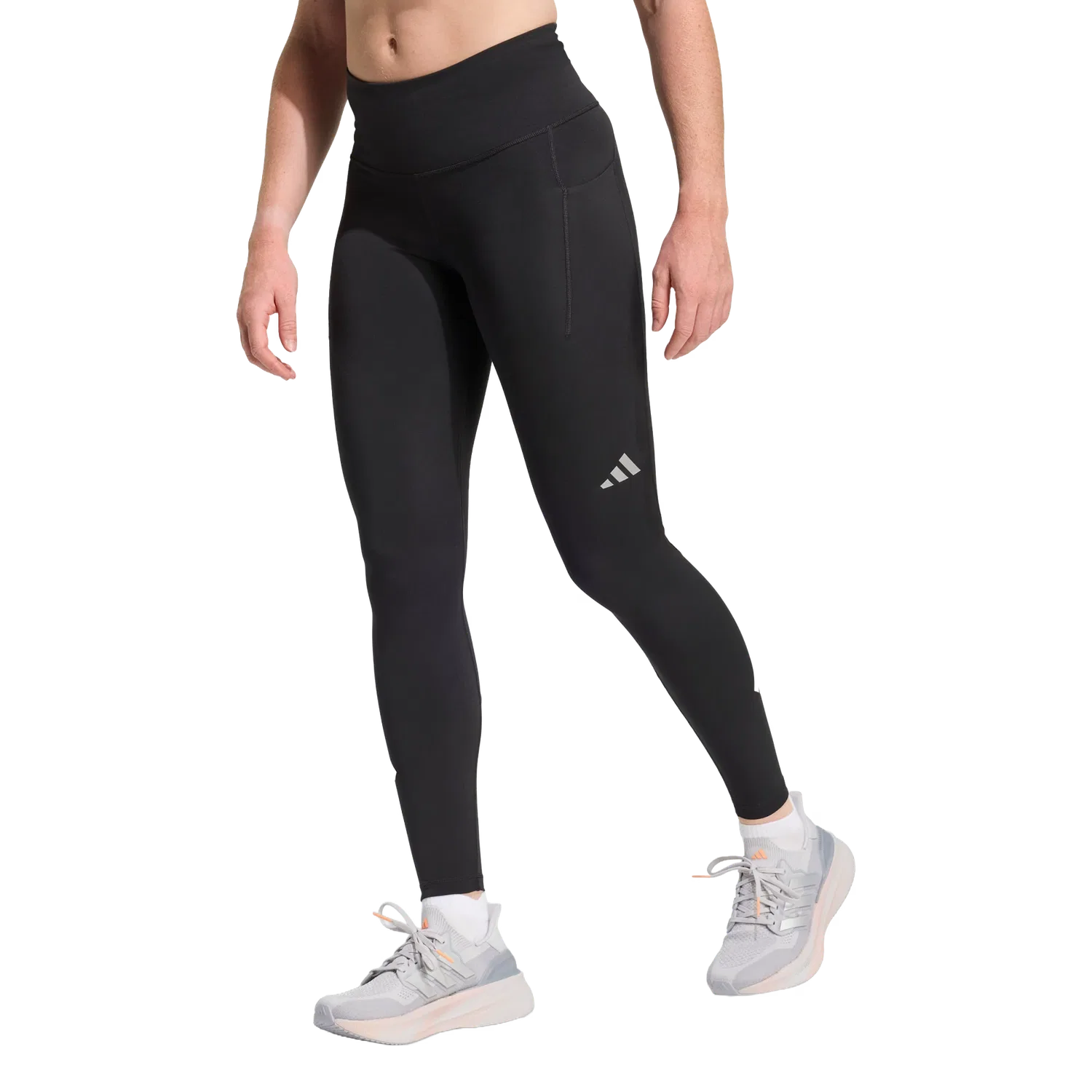 Женские беговые леггинсы Climacool 3-Streifen Adidas, черный — фото 2