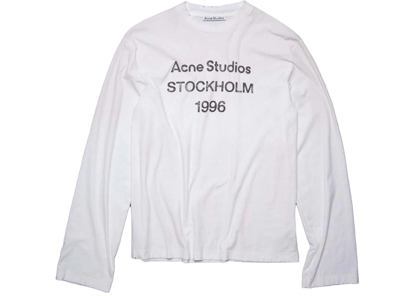 Футболка с длинным рукавом Tee Acne Studios, Dusty White