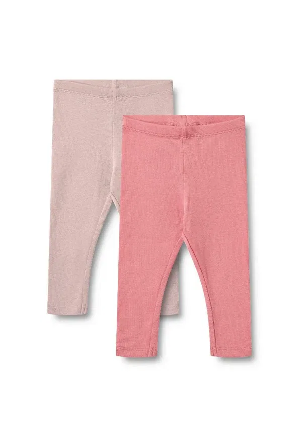 Комплект из 2 пар брюк хлопок, модал, эластан Wheat, pink lilac, розовый/сиреневый