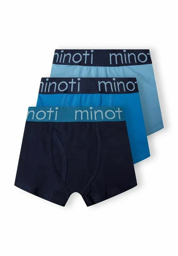 Трусы 3 шт, хлопок, Trunks Minoti, синий