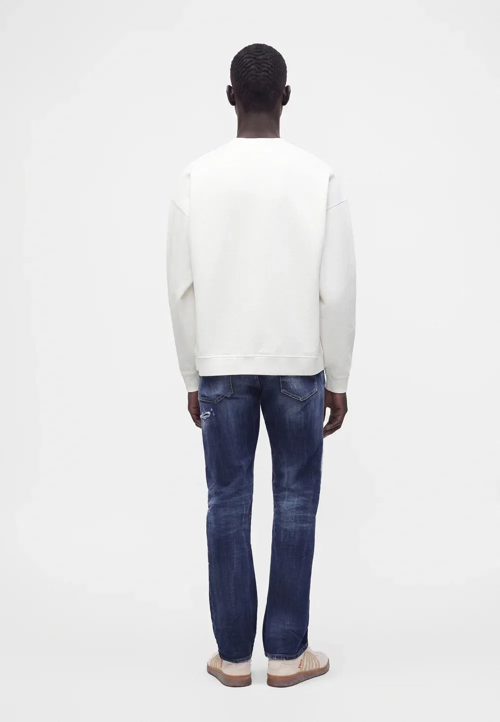 Толстовка свободного кроя Dsquared2, White — фото 3