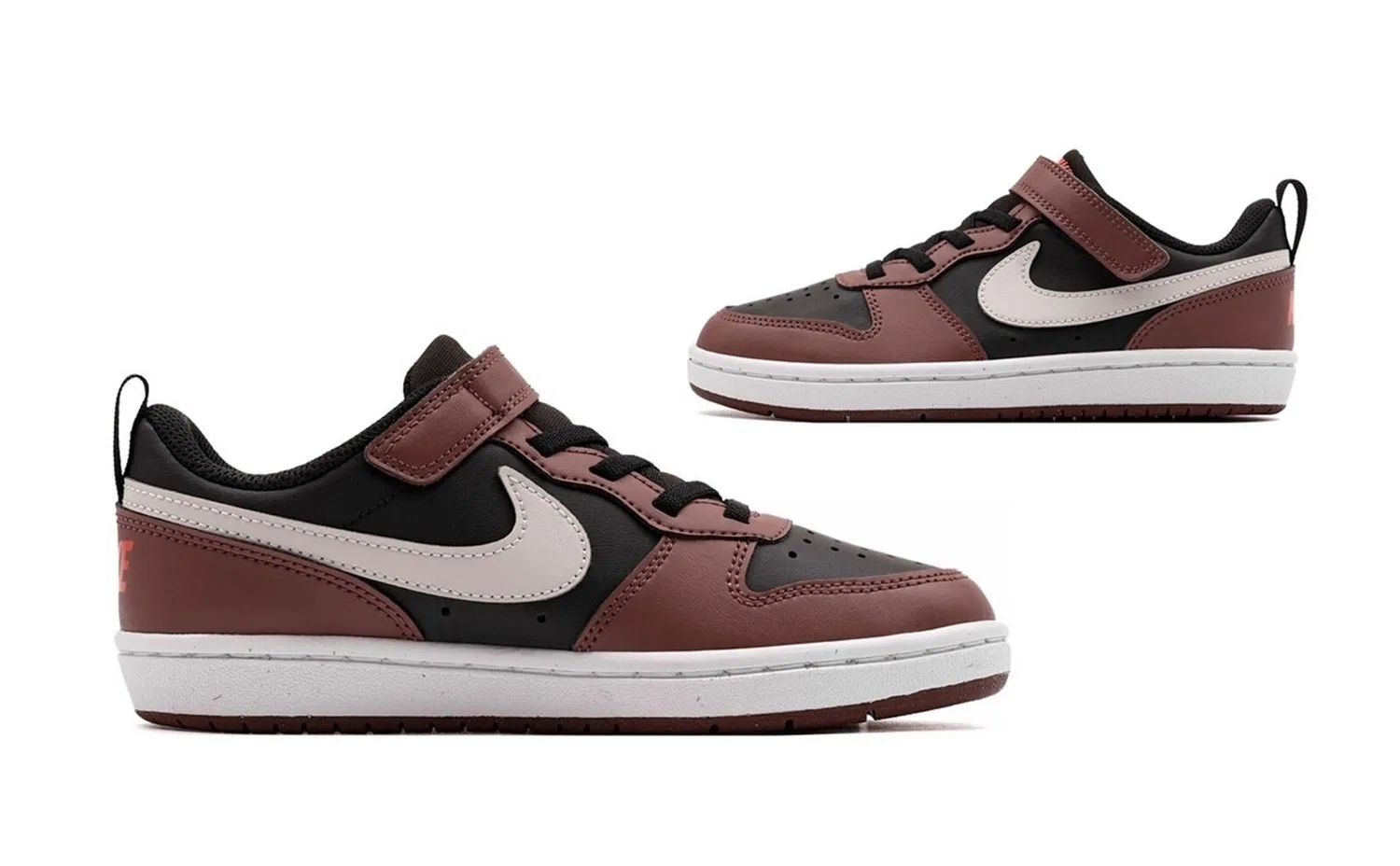 Детские кожаные кроссовки Court Borough Low Recraft Nike, Braun
