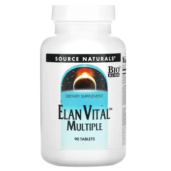 

Мультивитамины, Elan Vital Multiple Source Naturals