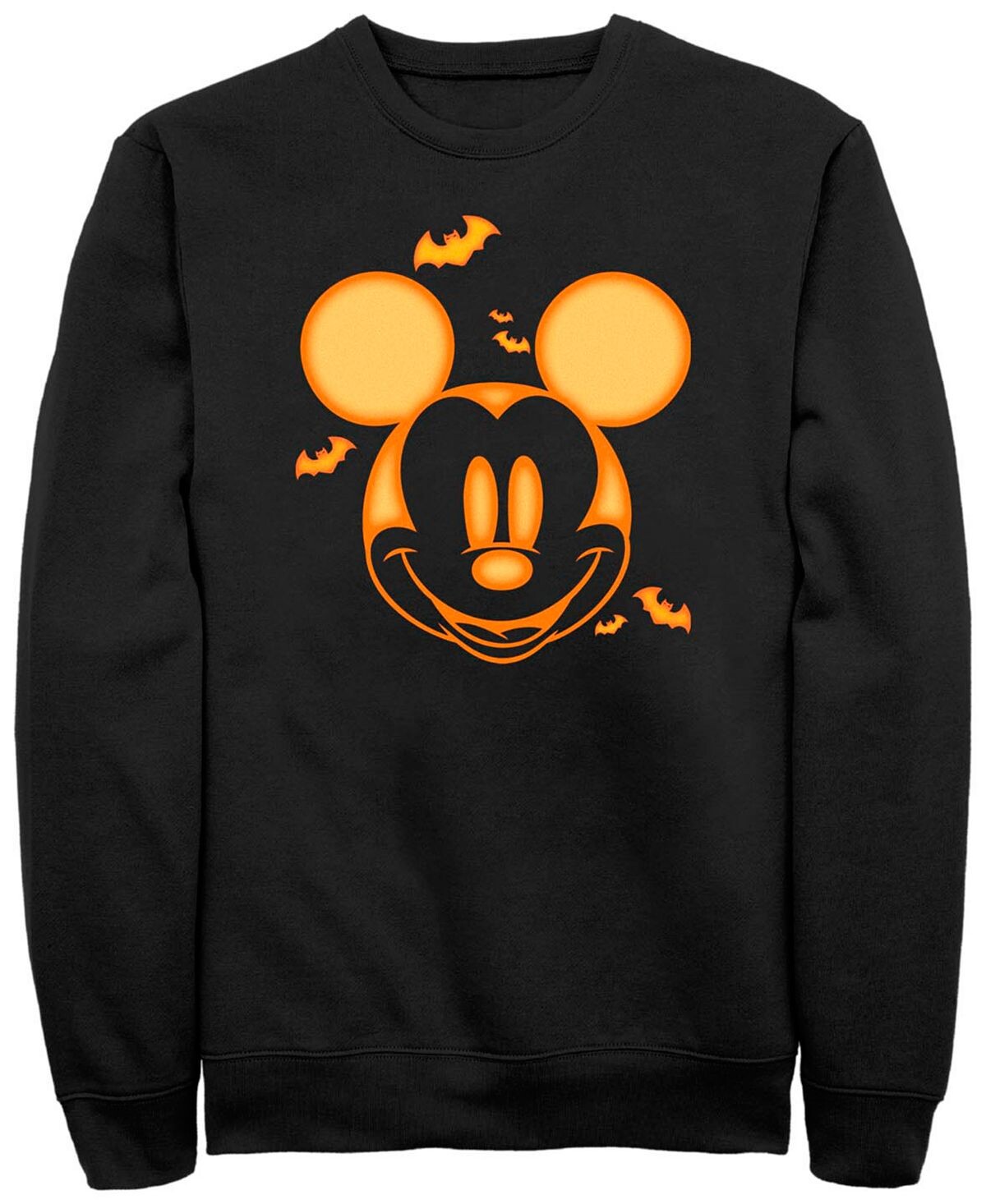 

Мужской флисовый пуловер mickey classic mickey pumpkin crew Fifth Sun, черный