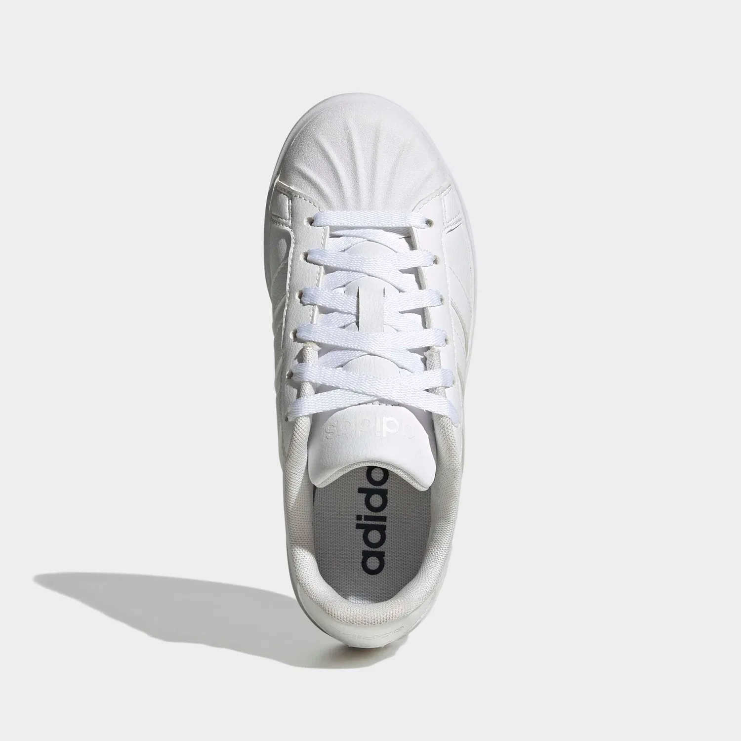 Детские кеды с мыском-ракушкой Adidas Superstar, Cloud White/Ftwr White — фото 4