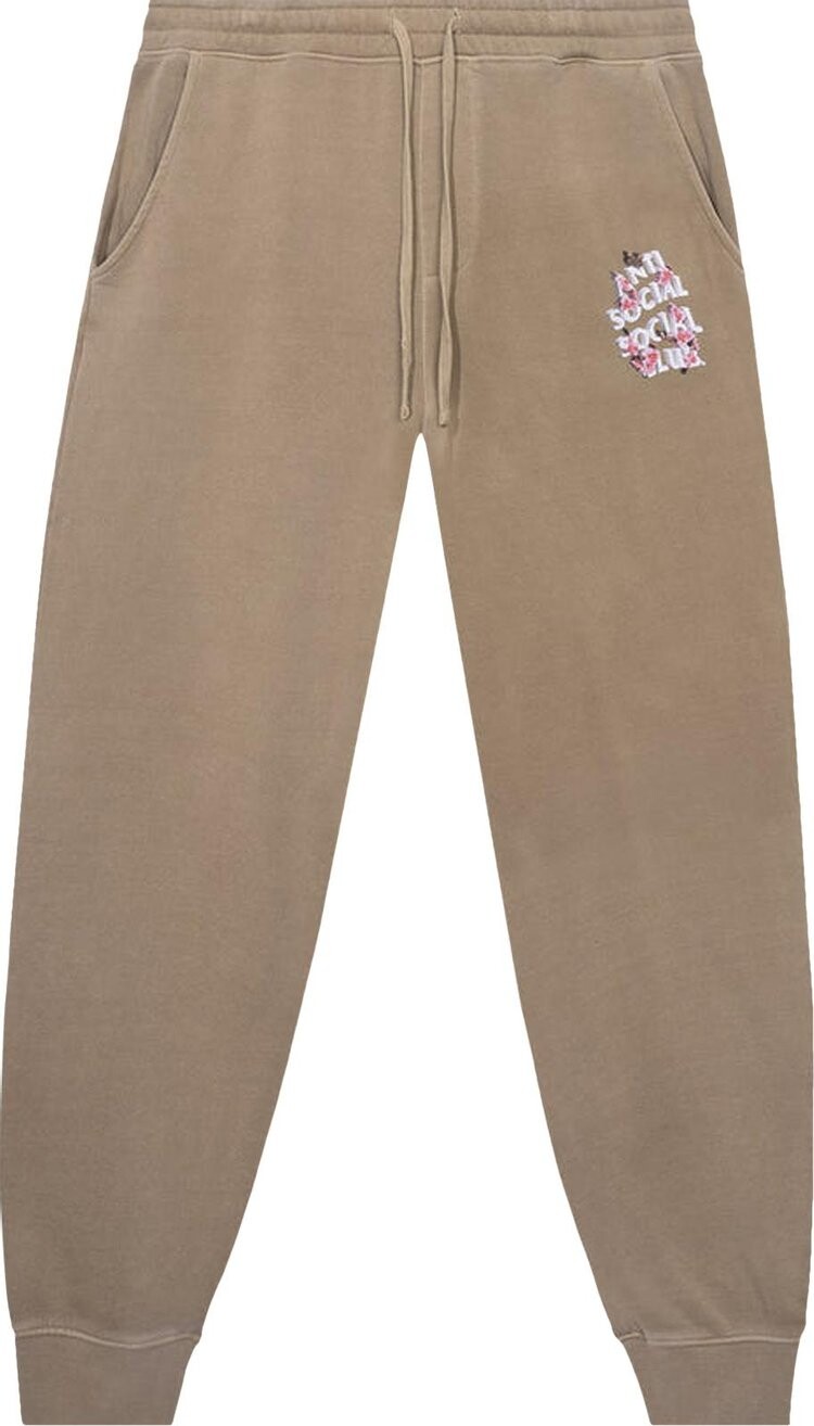 

Брюки Anti Social Social Club 3.0 Washed Sweat Pants 'Sand', коричневый