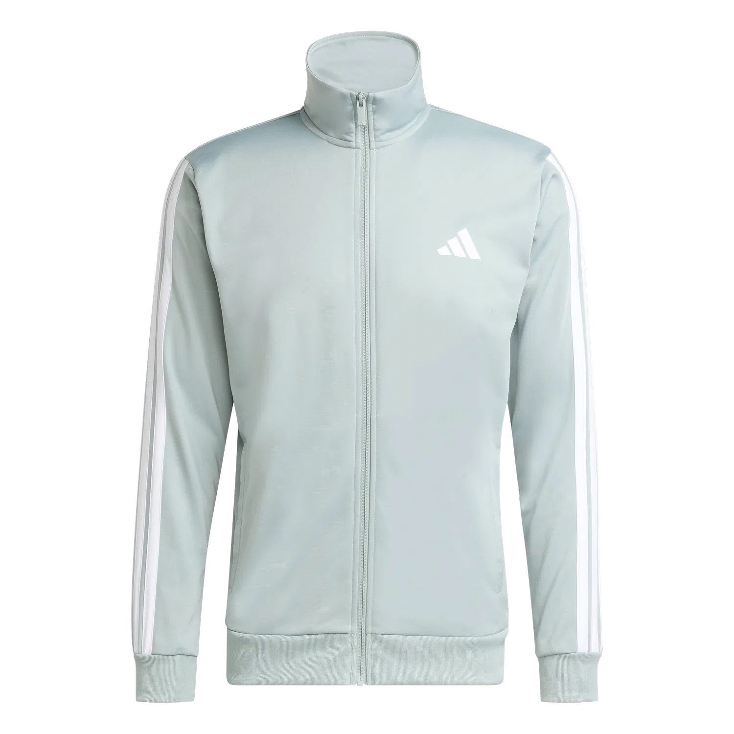 Мужской спортивный костюм с молнией Adidas, серый — фото 2