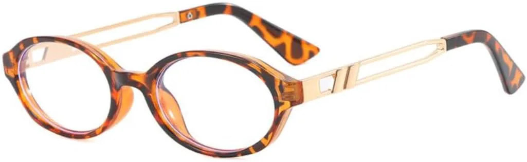 

Ретро-солнцезащитные очки в овальной оправе небольшого размера для мужчин и женщин, круглые, для уличной фотосъемки на открытом воздухе VVTWSSW, Clear Tortoiseshell