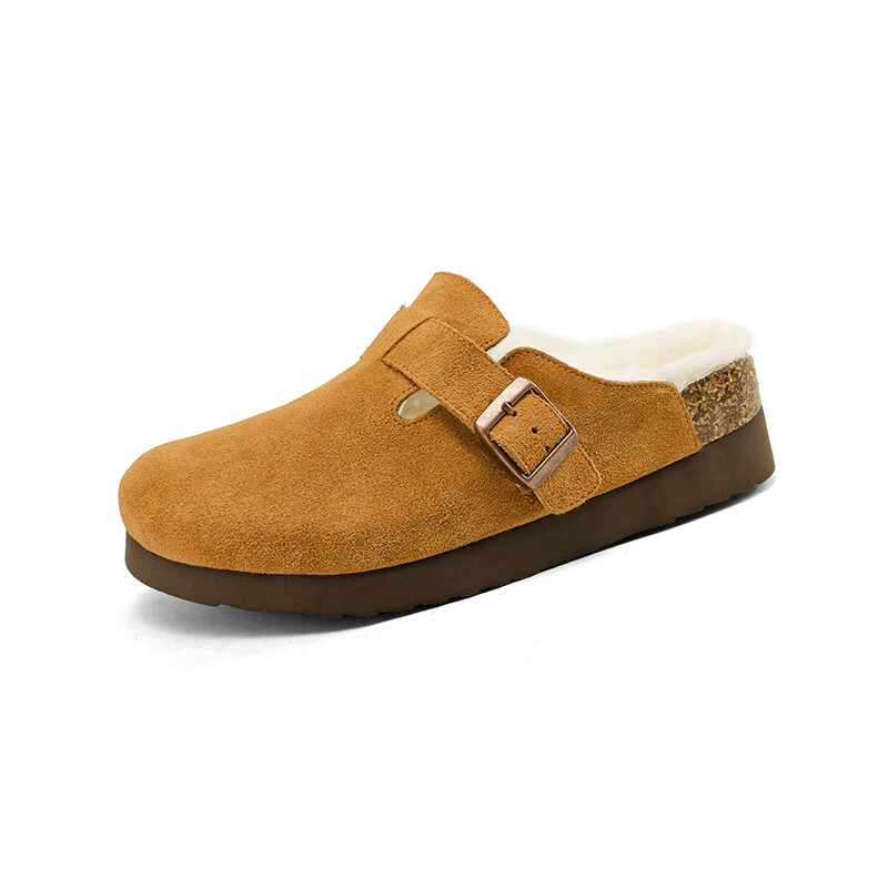 

Мюли женские с закрытым носком женские Aiqinisha, цвет Chestnut Brown