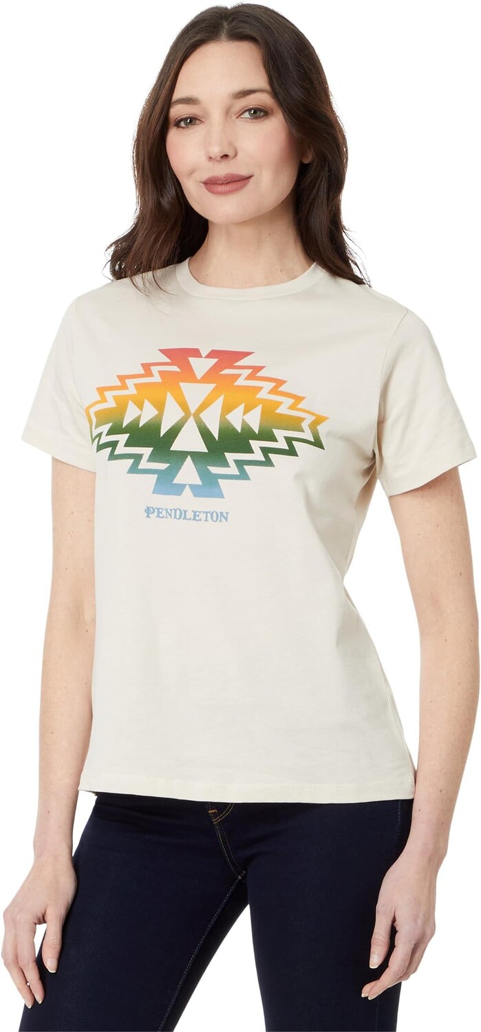 

Футболка Pendleton Highland Peak Graphic Tee, цвет Bone