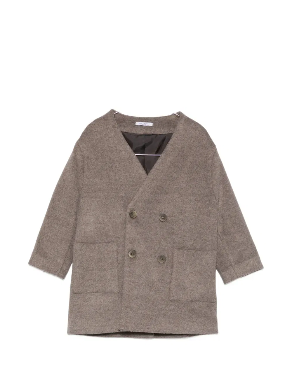 Пальто двубортное Paolo Pecora Kids, бежевый