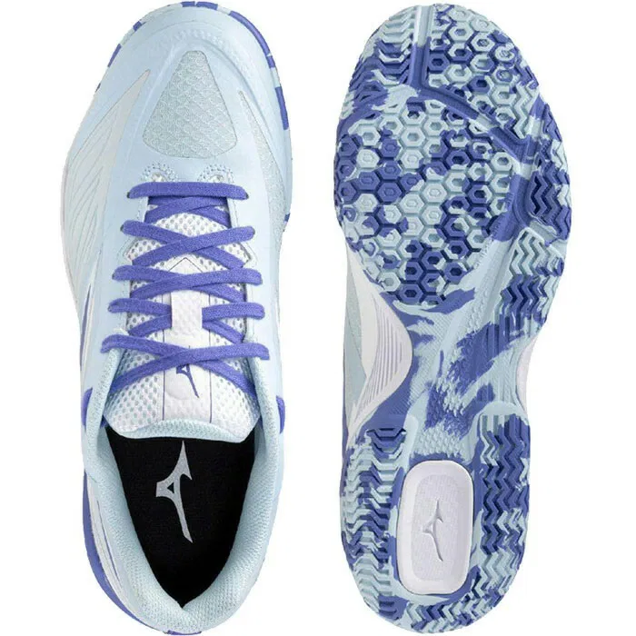 Кроссовки для настольного тенниса «Wave Medal 8» от Mizuno, 01 (Light Blue X Navy) — фото 3