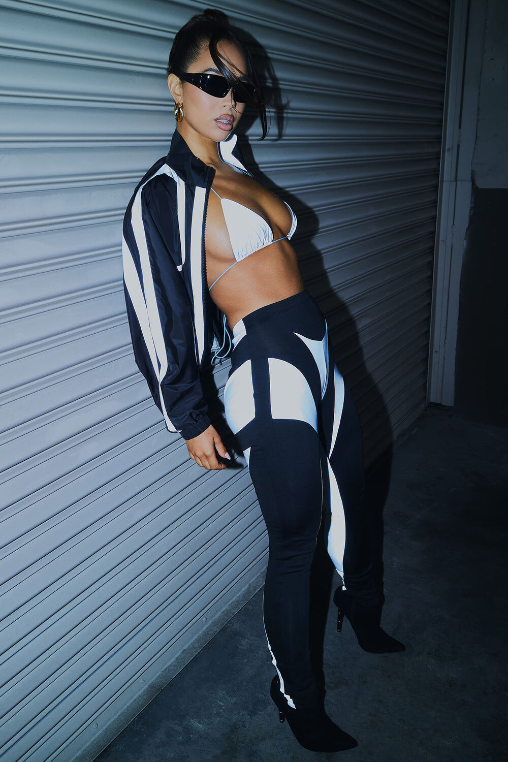 

Леггинсы Fashion Nova N1757SET, черный