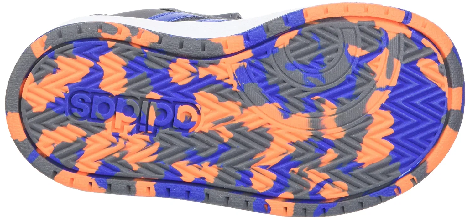 Детские кроссовки для мальчиков с липучкой Hoops 2.0 Cmf I Adidas, Gricin Azure A Narsen — фото 4