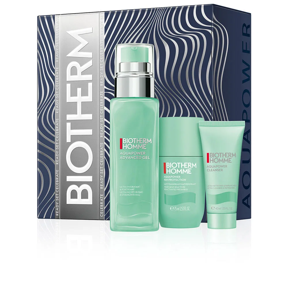 Набор уходовой косметики для мужчин, с гелем для лица 75 мл Biotherm Homme Aquapower Advanced Gel Biotherm