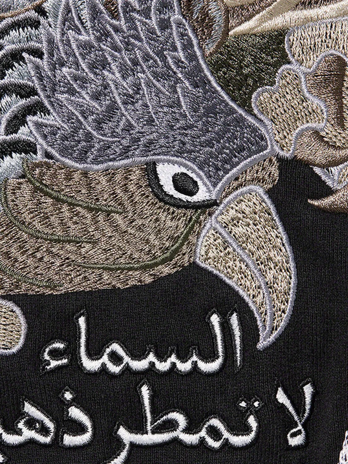Supreme Худи Falcon черный — фото 2