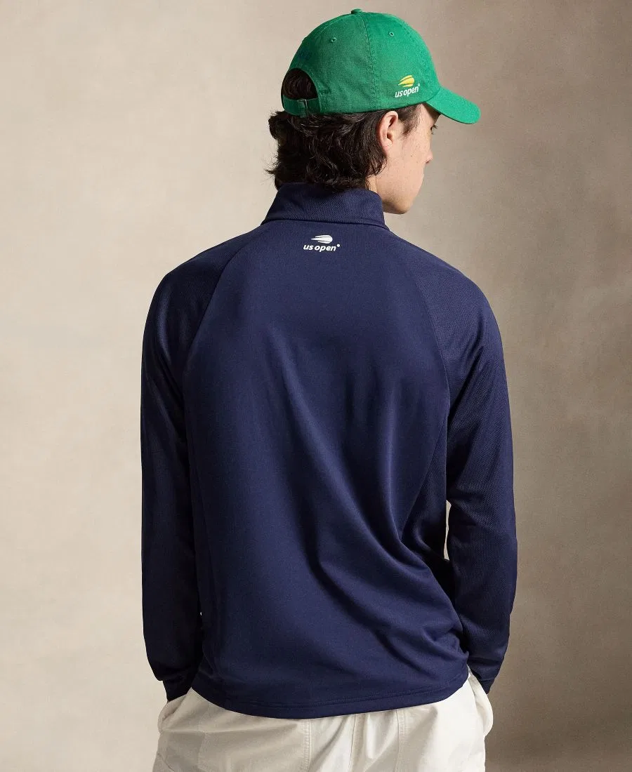 Свитшот с воротником-стойкой и молнией US Open Paneled Stretch Polo Ralph Lauren, Refined Navy — фото 4
