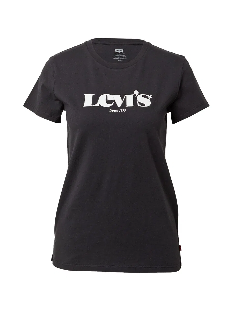 Футболка LEVI'S The Perfect черного цвета