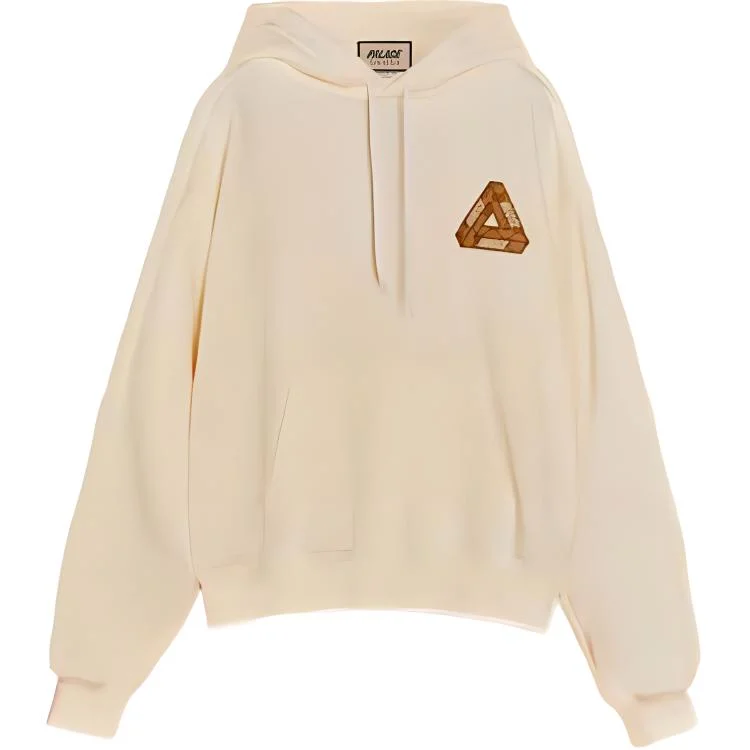Толстовка PALACE Tri-Ferg GG GUCCI, с нашивкой, экрю